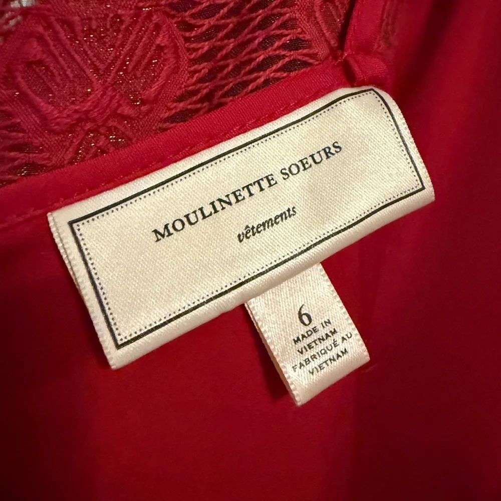 MOULINETTE SOEURS by
ANTHROPOLOGIE Rubied Lace Fit and
Flair Party Dress - Picture 8 of 10